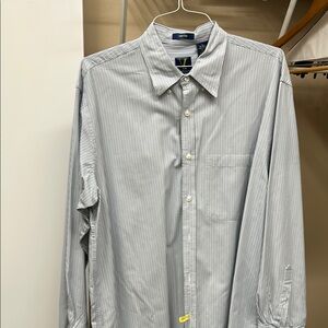 Men's Striped Gray Shirt